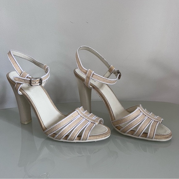 Marc Jacobs Shoes - MARC JACOBS Canvas High Heel Sandals